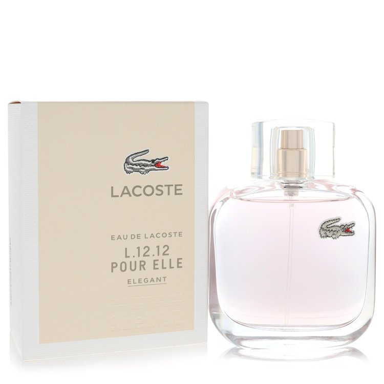 Lacoste Eau De Lacoste L.12.12 Elegant Eau De Toilette Spray By Lacoste 3 oz