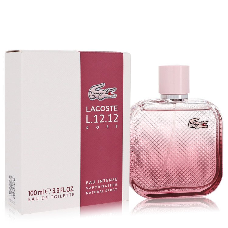 Lacoste Eau De Lacoste L.12.12 Rose Eau Intense Eau De Toilette Spray By Lacoste 3.3 oz