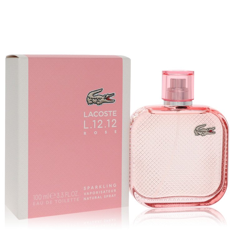 Lacoste Eau De Lacoste L.12.12 Rose Sparkling Eau De Toilette Spray By Lacoste 3.3 oz