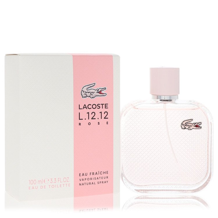 Lacoste Eau De Lacoste L.12.12 Rose Eau Fraiche Eau De Toilette Spray By Lacoste 3.3 oz