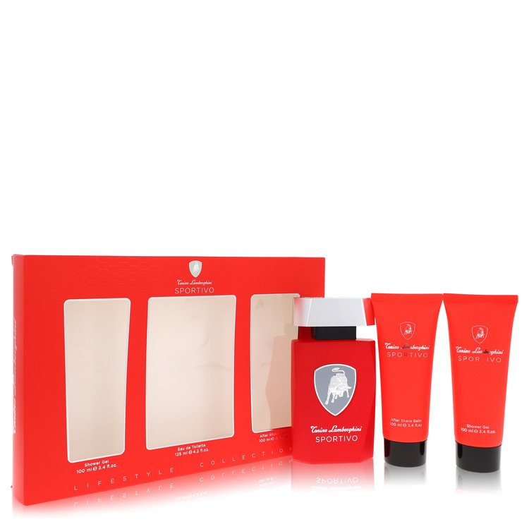 Lamborghini Sportivo Gift Set By Tonino Lamborghini 4.2 oz