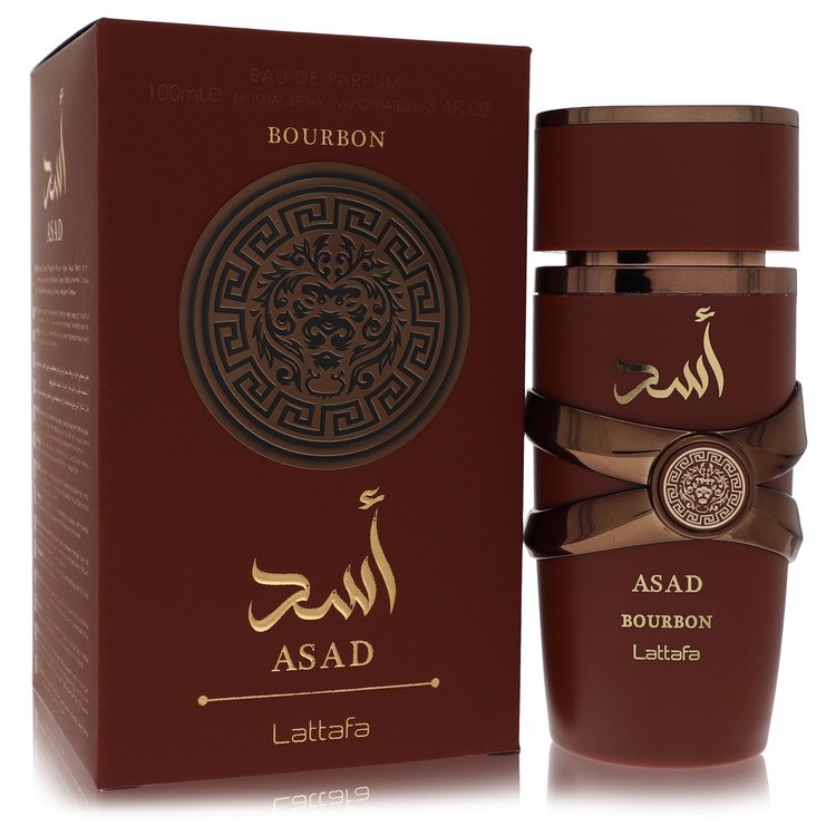 Lattafa Asad Bourbon Eau De Parfum Spray By Lattafa 3.4 oz