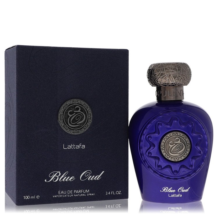 Lattafa Blue Oud Eau De Parfum Spray (Unisex) By Lattafa 3.4 oz