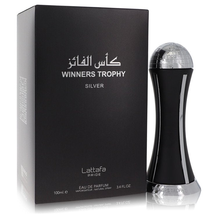 Lattafa Pride Winners Trophy Silver Eau De Parfum Spray By Lattafa 3.4 oz