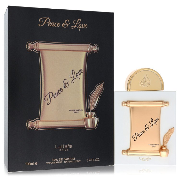 Lattafa Peace & Love Eau De Parfum Spray (Unisex) By Lattafa 3.4 oz