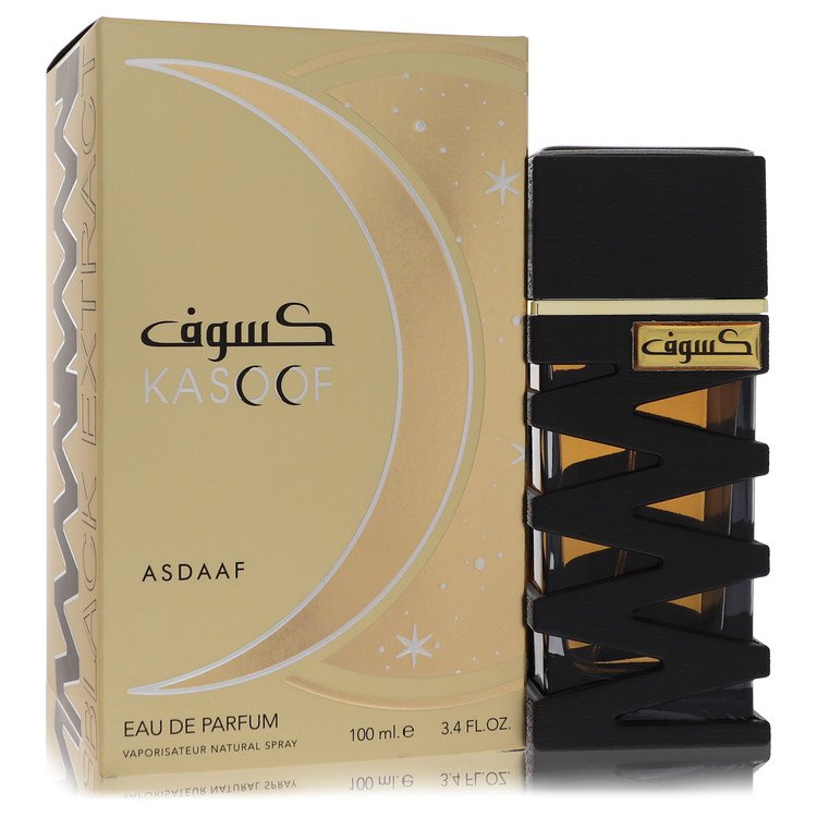 Lattafa Asdaaf Kasoof Black Extract Eau De Parfum Spray (Unisex) By Lattafa 3.4 oz