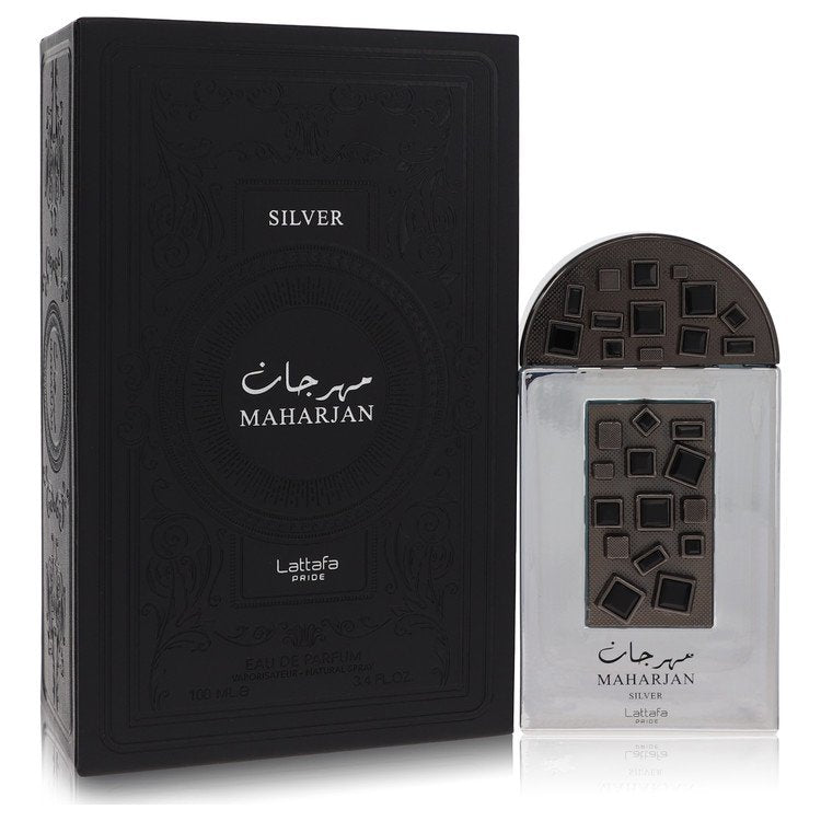 Lattafa Pride Maharjan Silver Eau De Parfum Spray (Unisex) By Lattafa 3.4 oz