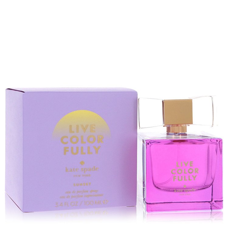 Live Colorfully Sunset Eau De Parfum Spray By Kate Spade 3.4 oz