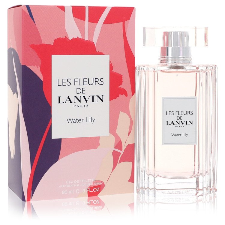 Les Fleurs De Lanvin Water Lily Eau De Toilette Spray By Lanvin 3 oz