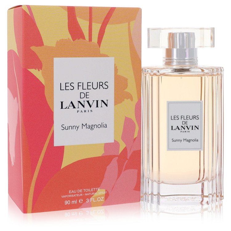 Les Fleurs De Lanvin Sunny Magnolia Eau De Toilette Spray By Lanvin 3 oz