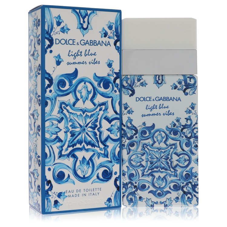 Light Blue Summer Vibes Eau De Toilette Spray By Dolce & Gabbana 3.4 oz