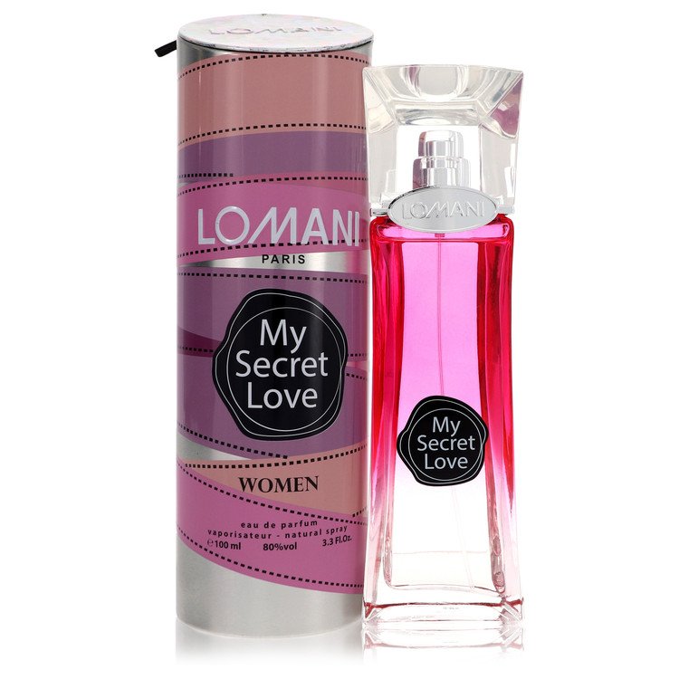 My Secret Love Eau De Parfum Spray By Lomani 3.3 oz