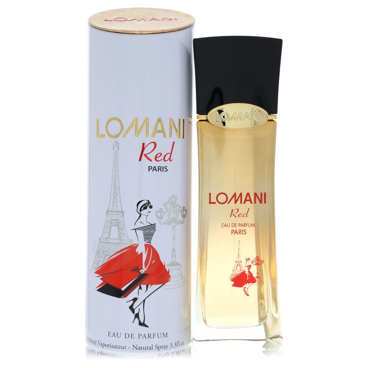 Lomani Red Eau De Parfum Spray By Lomani 3.3 oz