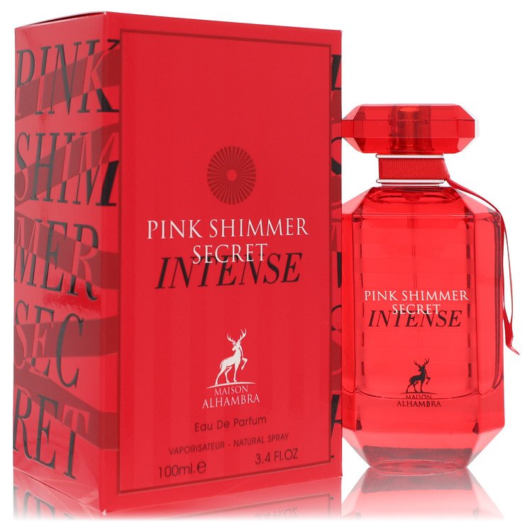 Maison Alhambra Pink Shimmer Secret Intense Eau De Parfum Spray By Maison Alhambra 3.4 oz