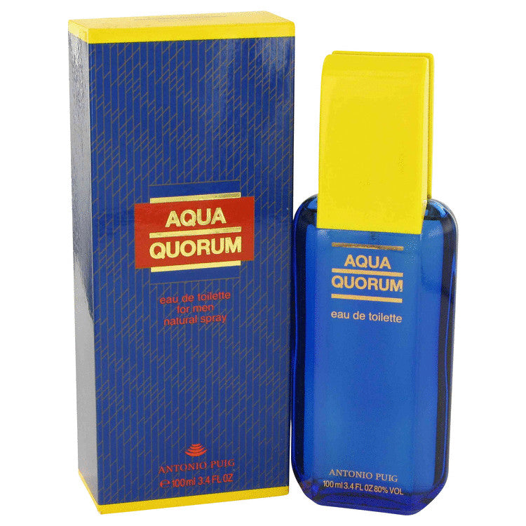 Aqua Quorum Eau De Toilette Spray By Antonio Puig 3.4 oz