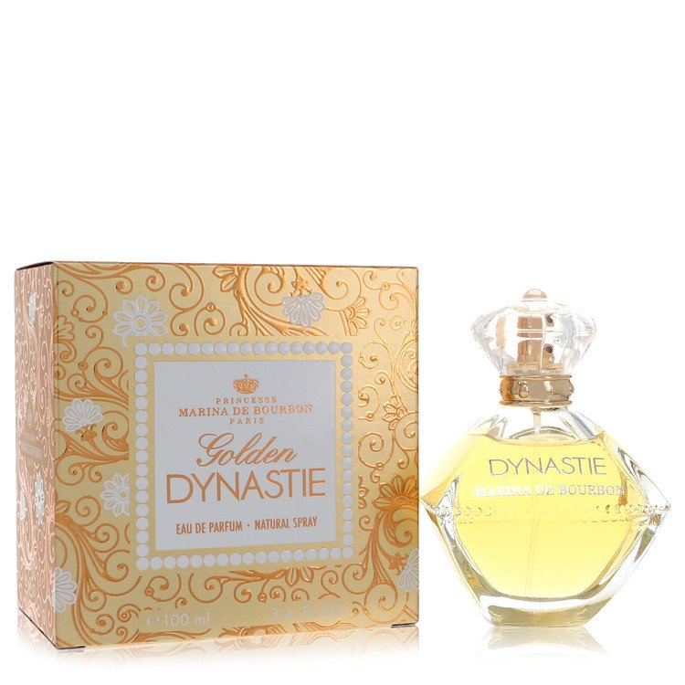 Golden Dynastie Eau De Parfum Spray By Marina De Bourbon 3.4 oz