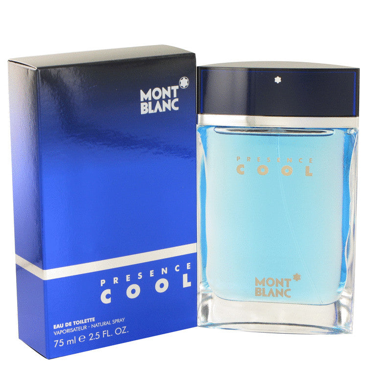 Presence Cool Eau De Toilette Spray By Mont Blanc 2.5 oz
