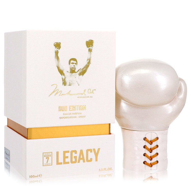 Muhammad Ali Legacy Round 7 Eau De Parfum Spray (Oud Edition) By Muhammad Ali 3.3 oz