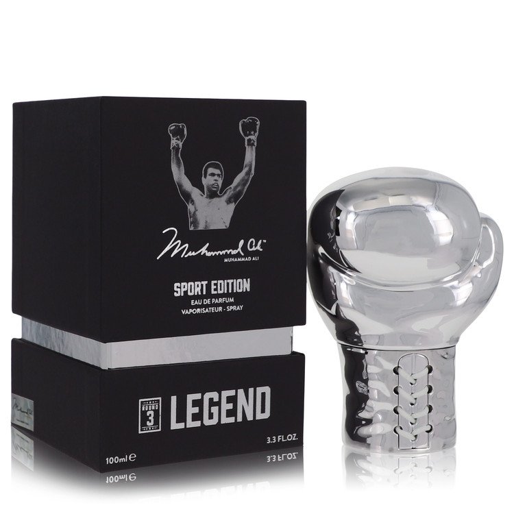 Muhammad Ali Legend Round 3 Eau De Parfum Spray (Sport Edition) By Muhammad Ali 3.3 oz