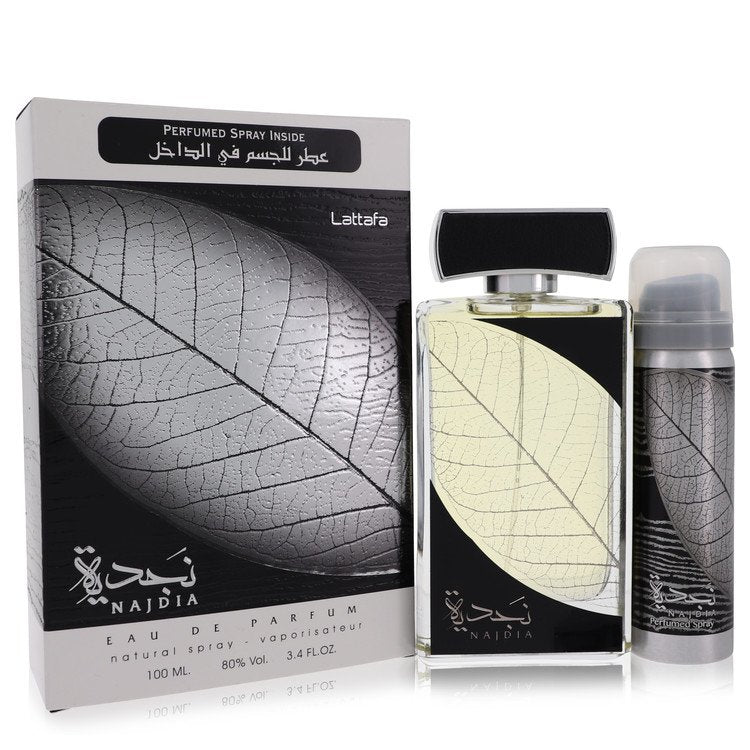 Najdia Eau De Parfum Spray Plus 1.7 oz Deodorant By Lattafa 3.4 oz