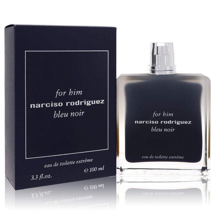 Narciso Rodriguez Bleu Noir Extreme Eau De Toilette Spray By Narciso Rodriguez 3.3 oz