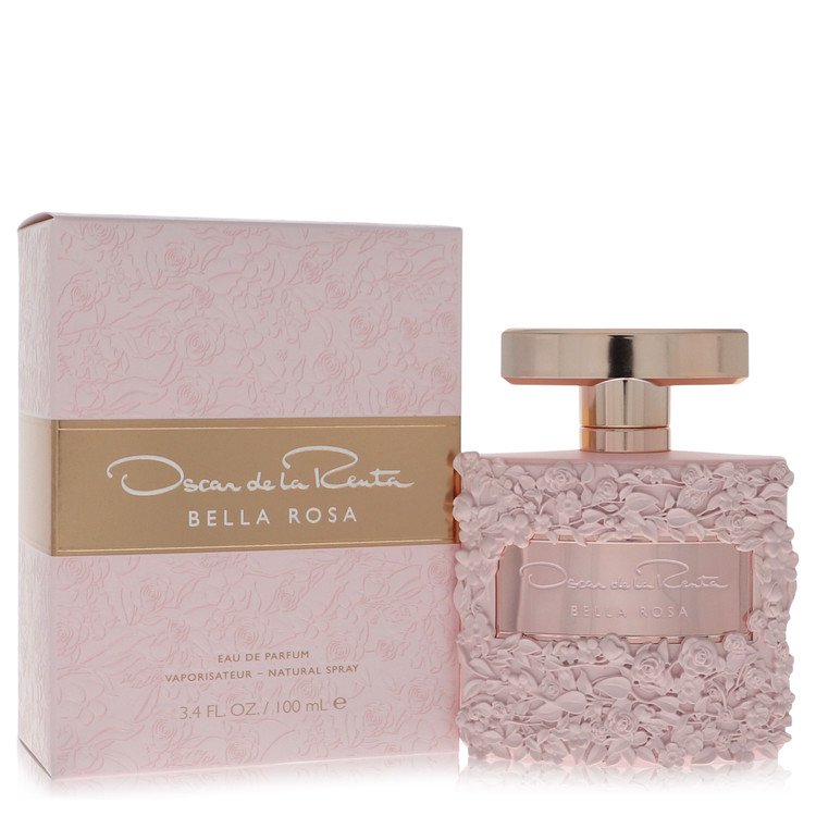 Bella Rosa Eau De Parfum Spray By Oscar De La Renta 3.4 oz
