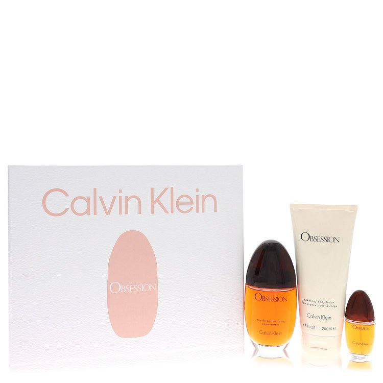 Obsession Gift Set By Calvin Klein 3.4 oz