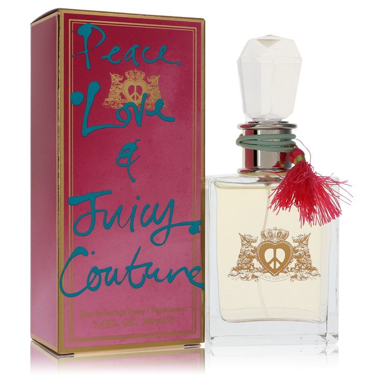 Peace Love & Juicy Couture Eau De Parfum Spray By Juicy Couture 3.4 oz