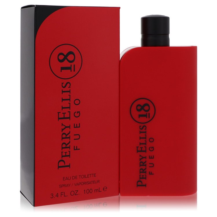 Perry Ellis 18 Fuego Eau De Toilette Spray By Perry Ellis 3.4 oz