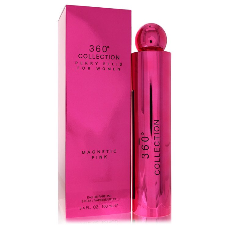 Perry Ellis 360 Collection Magnetic Pink Eau De Parfum Spray By Perry Ellis 3.4 oz