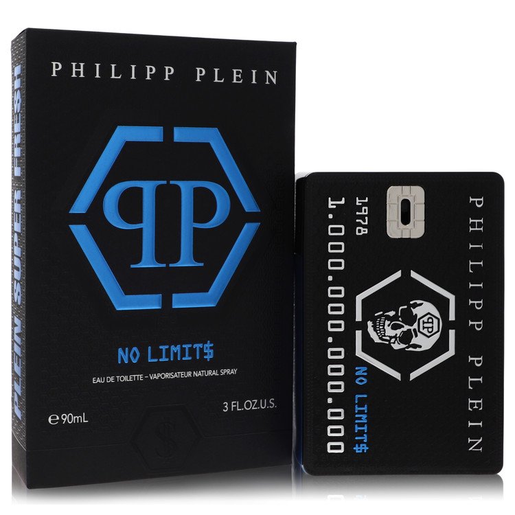 Philipp Plein No Limits Super Fresh Eau De Toilette Spray By Philipp Plein Parfums 3 oz