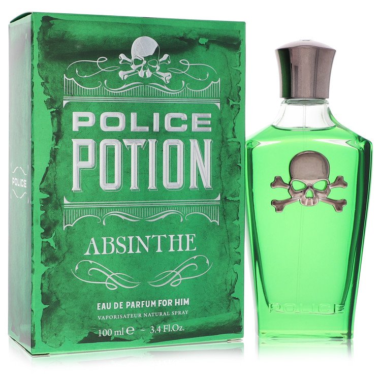 Police Potion Absinthe Eau De Parfum Spray By Police Colognes 3.4 oz