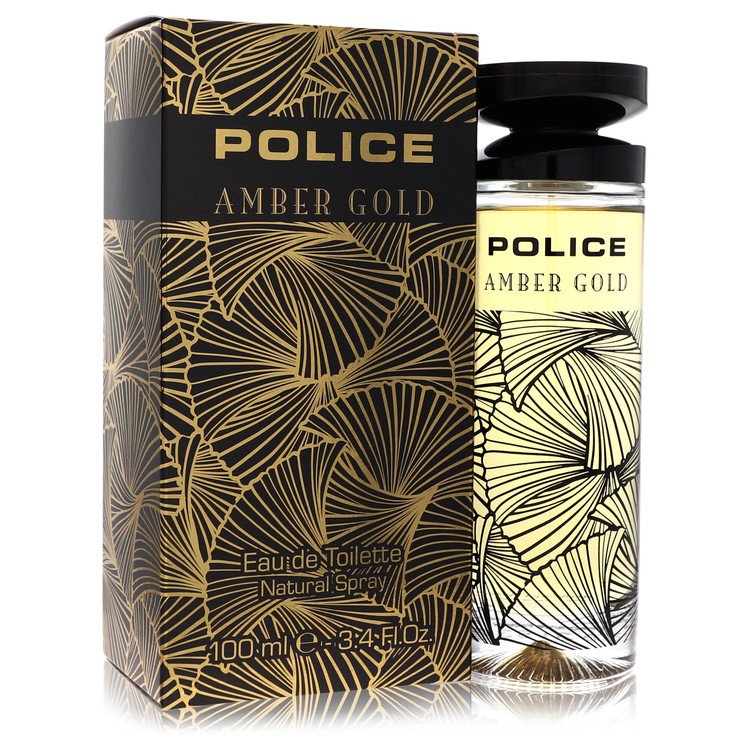 Police Amber Gold Eau De Toilette Spray By Police Colognes 3.4 oz