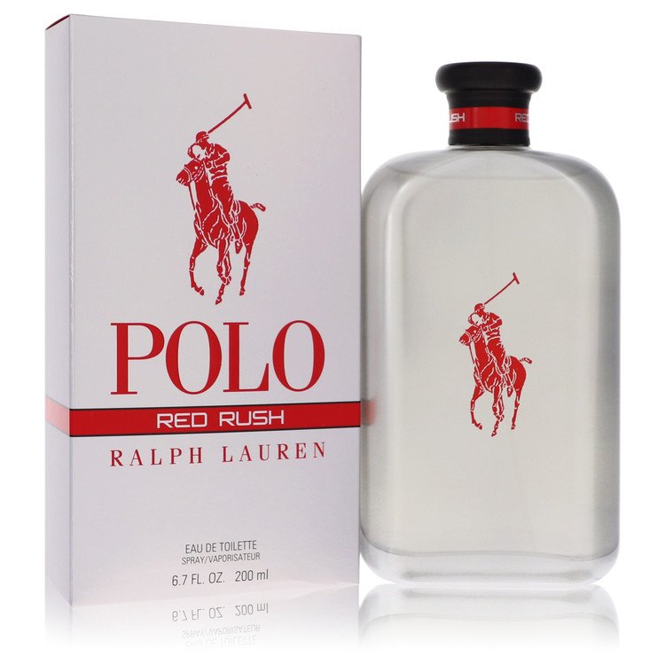 Polo Red Rush Eau De Toilette Spray By Ralph Lauren 6.7 oz