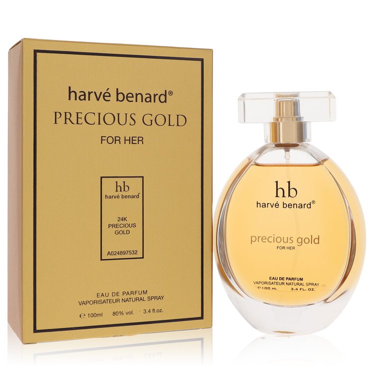 Precious Gold Eau De Parfum Spray By Harve Benard 3.4 oz