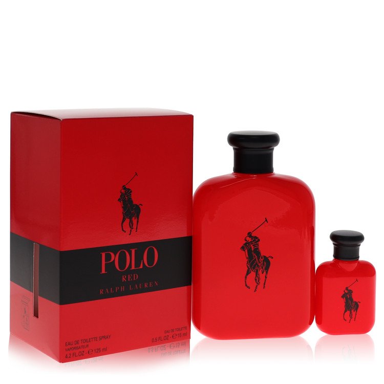 Polo Red Gift Set By Ralph Lauren 4.2 oz