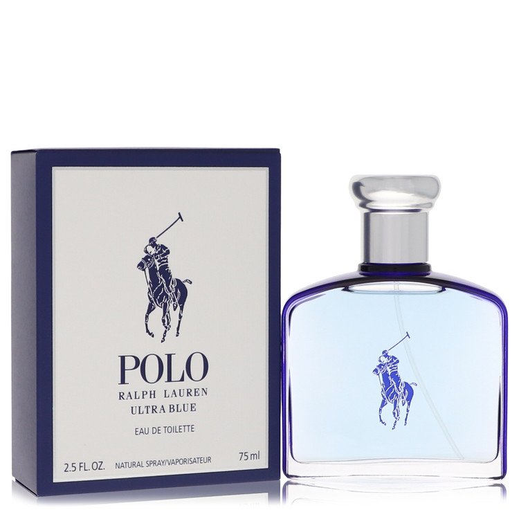 Polo Ultra Blue Eau De Toilette Spray By Ralph Lauren 2.5 oz