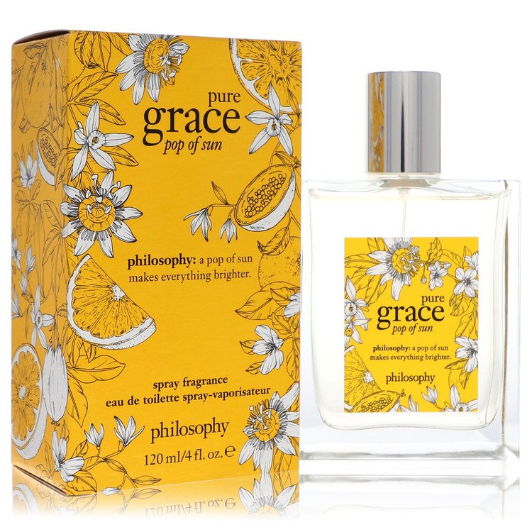 Pure Grace Pop Of Sun Eau De Toilette Spray By Philosophy 4 oz