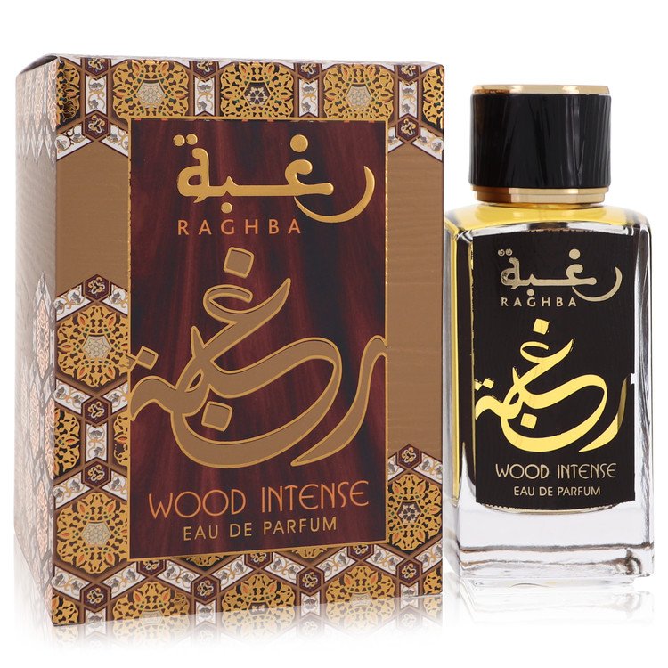 Raghba Wood Intense Eau De Parfum Spray (Unisex) By Lattafa 3.4 oz