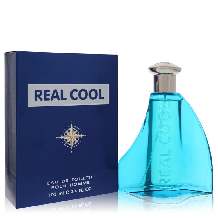 Real Cool Eau De Toilette Spray By Victory International 3.4 oz