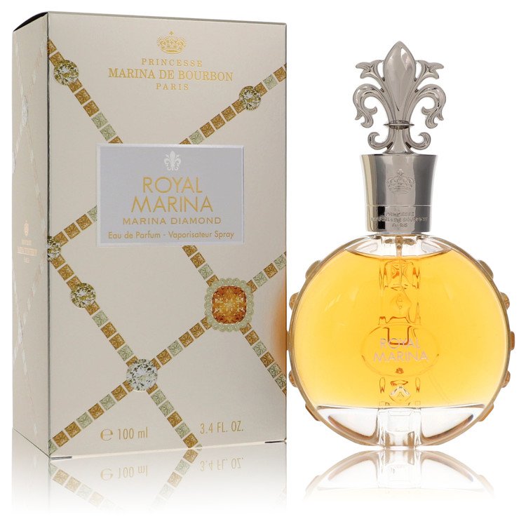 Royal Marina Diamond Eau De Parfum Spray By Marina De Bourbon 3.4 oz