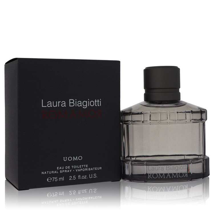 Romamor Uomo Eau De Toilette Spray By Laura Biagiotti 2.5 oz