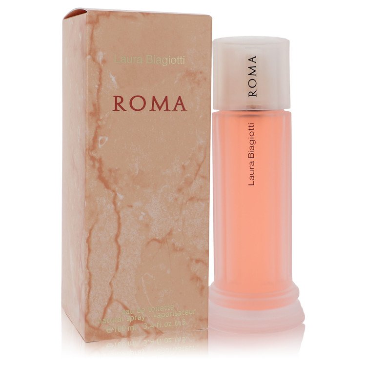 Roma Eau De Toilette Spray By Laura Biagiotti 3.4 oz