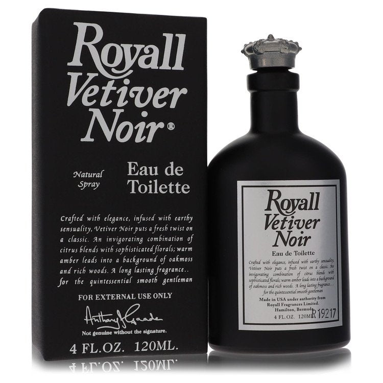 Royall Vetiver Noir Eau de Toilette Spray By Royall Fragrances 4 oz