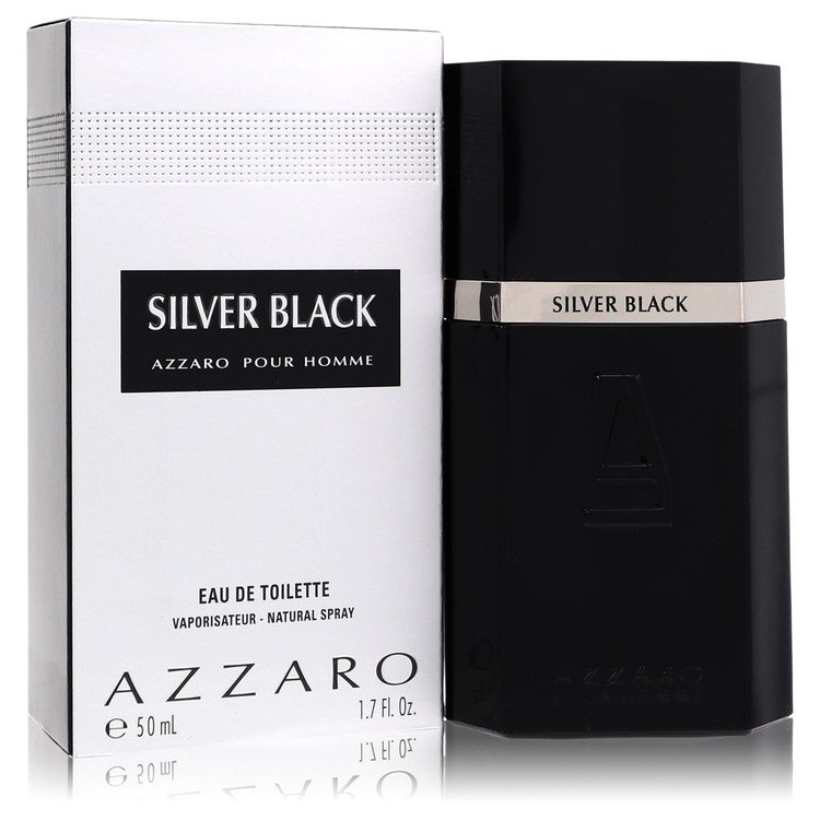 Silver Black Eau De Toilette Spray By Azzaro 1.7 oz