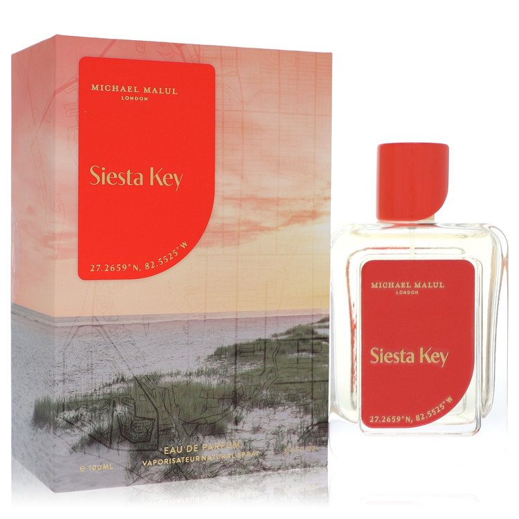 Siesta Key Eau De Parfum Spray By Michael Malul 3.4 oz