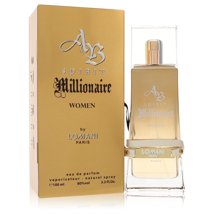 Spirit Millionaire Eau De Parfum Spray By Lomani 3.3 oz