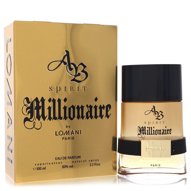 Spirit Millionaire Eau De Parfum Spray By Lomani 3.3 oz
