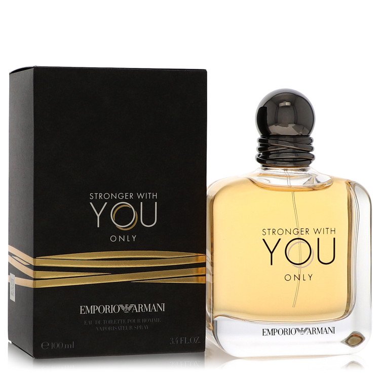 Stronger With You Only Eau De Toilette Spray By Giorgio Armani 3.4 oz
