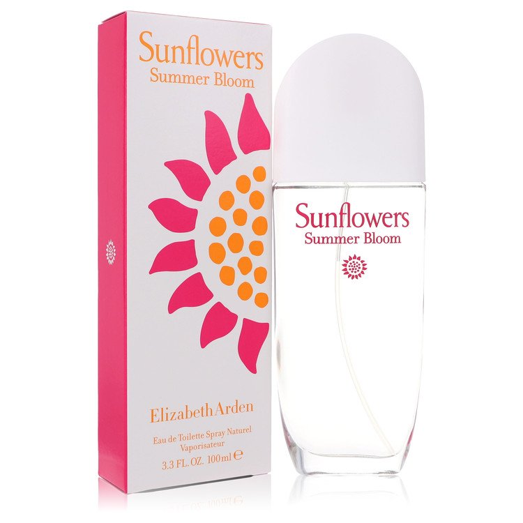 Sunflowers Summer Bloom Eau De Toilette Spray By Elizabeth Arden 3.3 oz